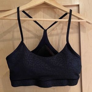 Zyia mesh leopard print bra